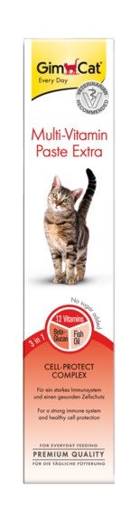 

Мультивитаминная паста GimCat Multi-Vitamin Paste Extra для кошек 100 г