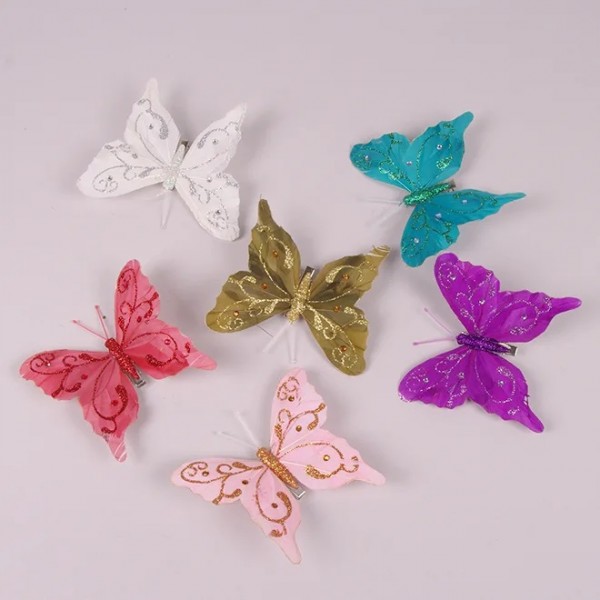 

Набор бабочек искусственных Flora 12 см. (12 шт.) 40281 (AND001030)