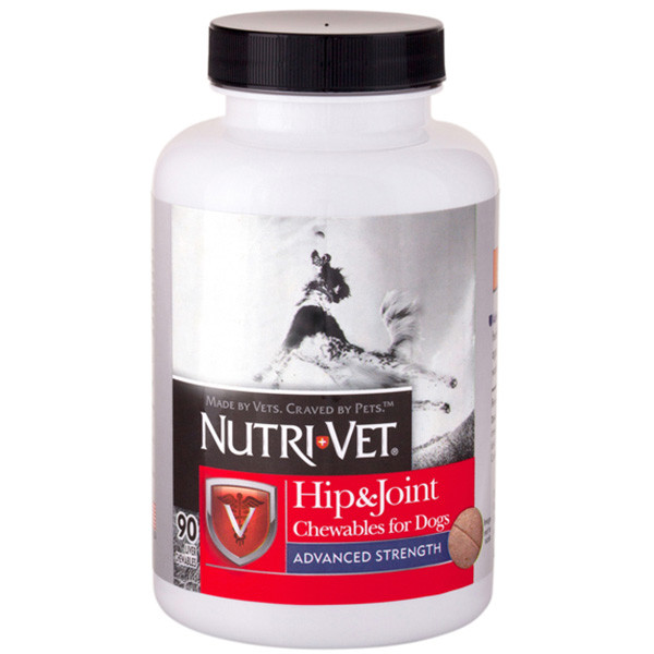 

Добавка для связок и суставов собак Адванст 3 уровень Nutri-Vet Hip&Joint Advanced 90 табл.