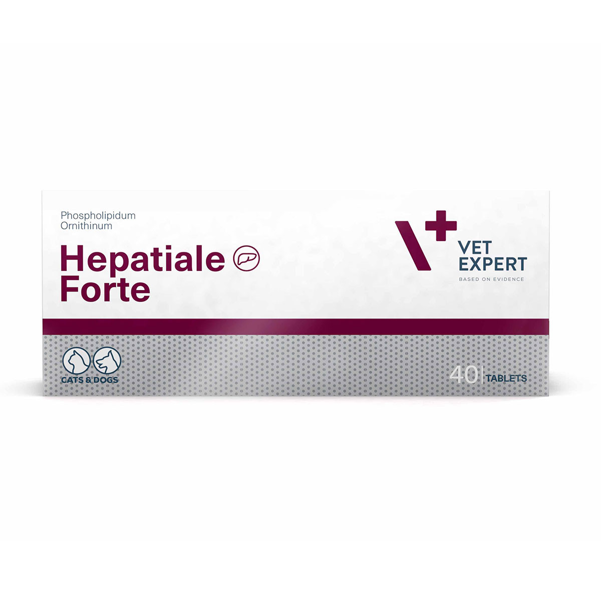 

Добавка для здоровья печени Гепатиале Форте Hepatiale Forte VetExpert для кошек и собак 40 табл.