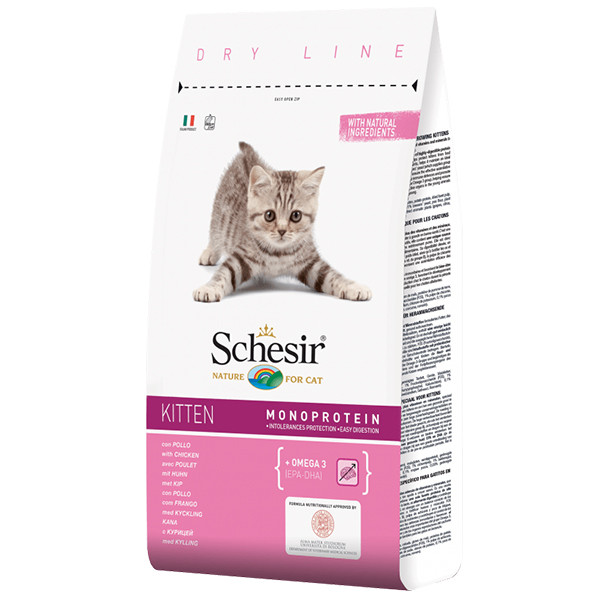 

Сухой корм для котят Шезир Schesir Cat Kitten 1,5 кг
