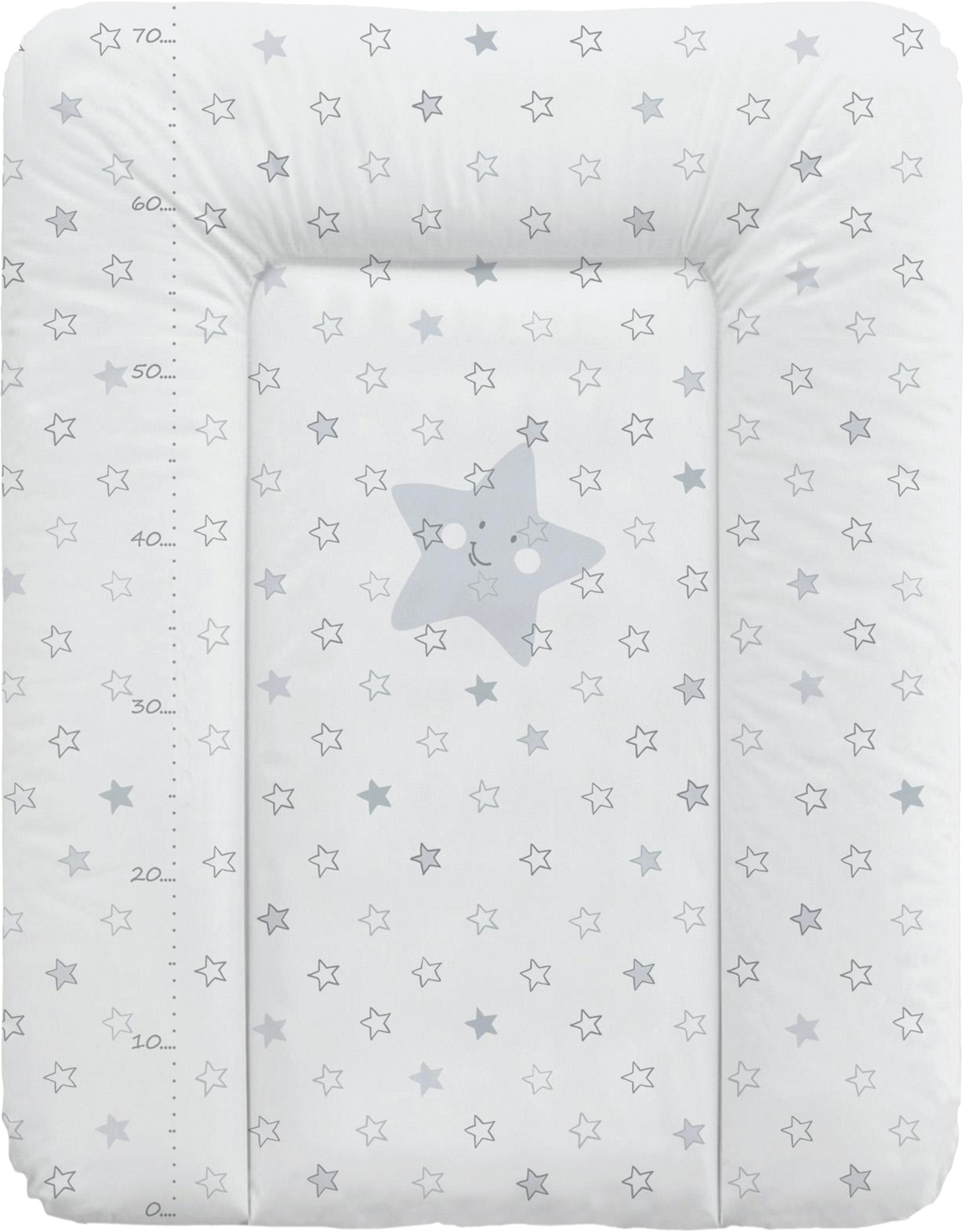 

Матрас пеленальный на комод Ceba Baby 70х50 см мягкий Stars Grey (W-143-066-260)