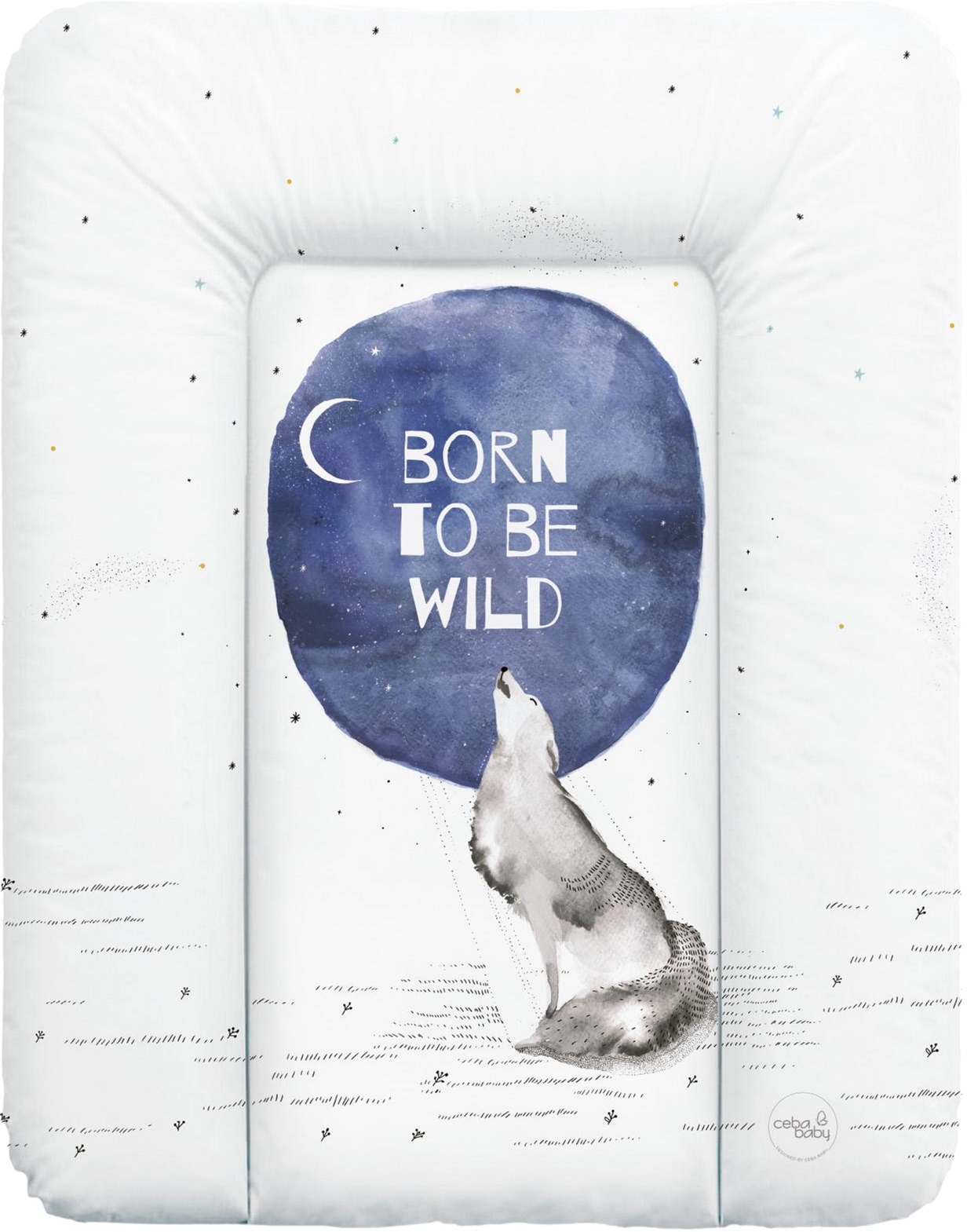 

Матрас пеленальный на комод Ceba Baby 70х50 см мягкий Born To Be Wild (W-143-123-649)