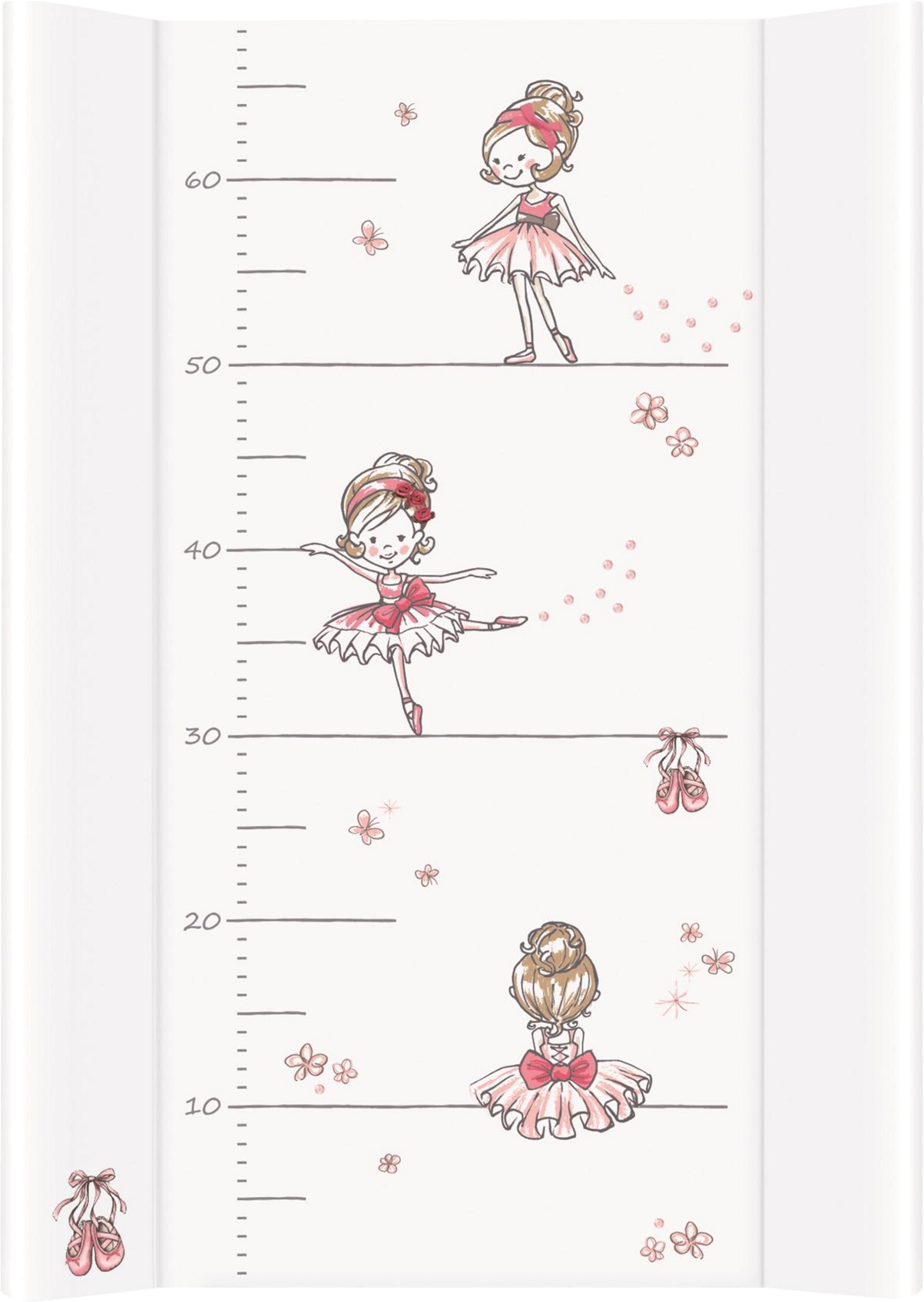 

Пеленальная доска Ceba Baby 70x50 см на кровать 120x60 см Prima Ballerina White (W-200-090-101)