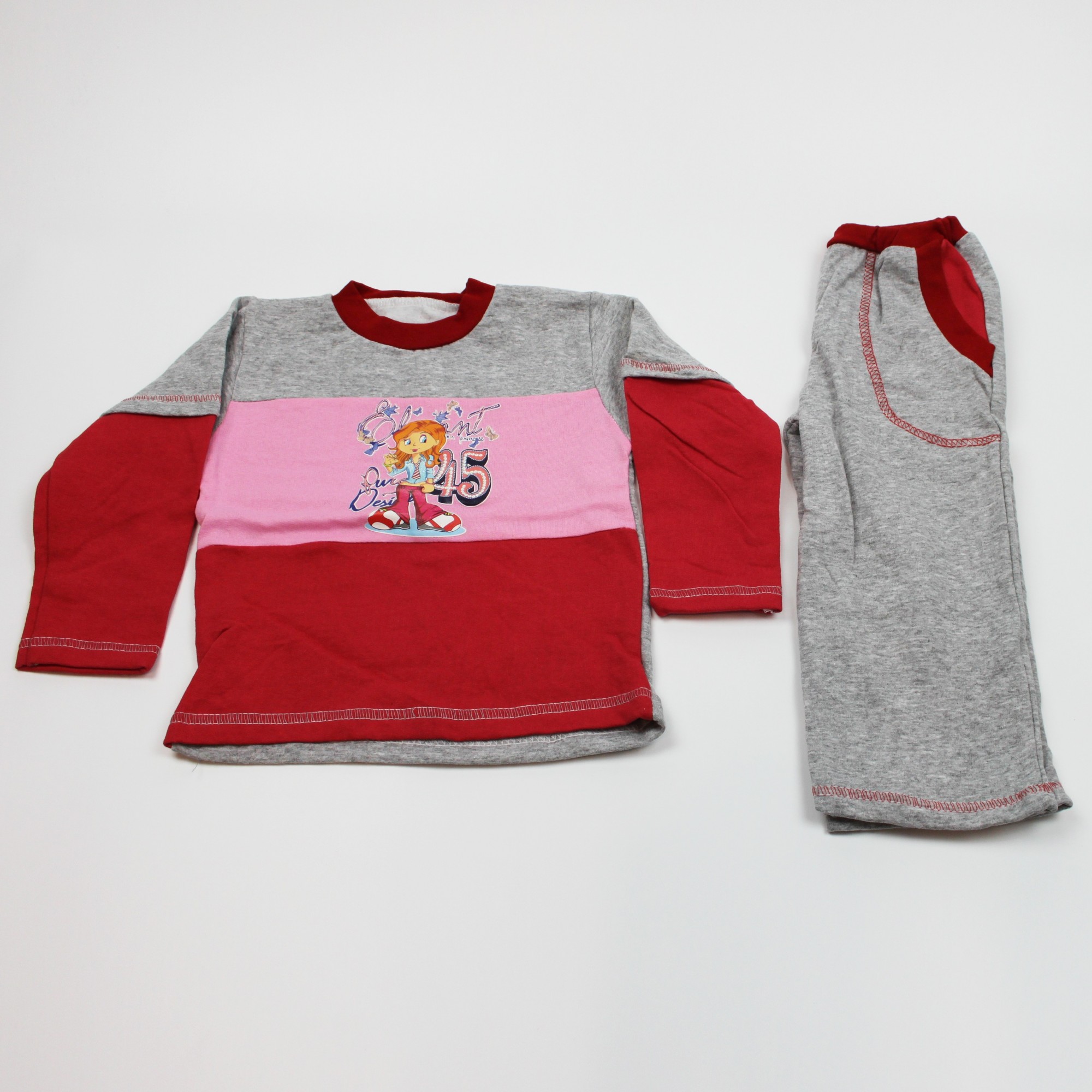 

Костюм (футболка с длинным рукавом + штаны) Iev-Style В50.5 p. 98 (2706258)