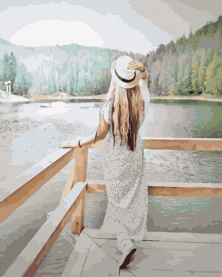 

Картина по номерам TakProsto Леди на летний прогулке 40x50см