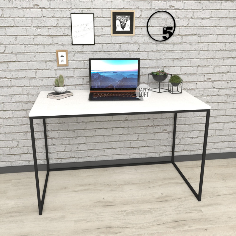 

Компьютерный стол LoftMLT S114 70x110x60 ЛДСП Белый Элит 16мм