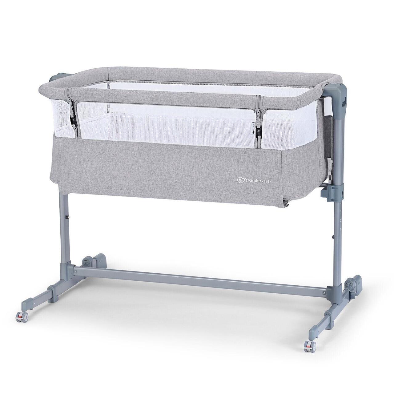 

Приставная кроватка-люлька Kinderkraft Neste Air Grey