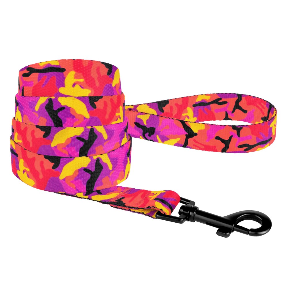

Поводок для Собак BronzeDog Urban Camo Нейлоновый Розовый 20 мм 152 см (61/1363)