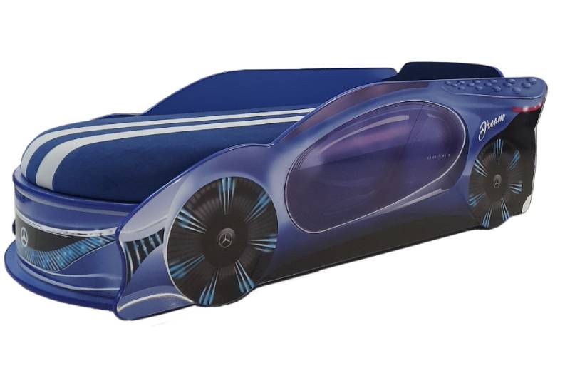 

Кровать машина Mebelkon Мерседес Дримс 180х80 синий