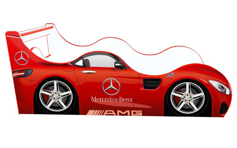 

Кровать машина Viorina Deko Мерседес AMG Драйв 140х70 красный