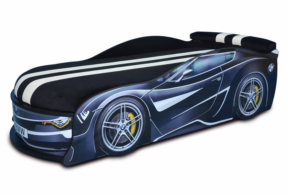 

Кровать машина Mebelkon БМВ Турбо 180х80 Черный
