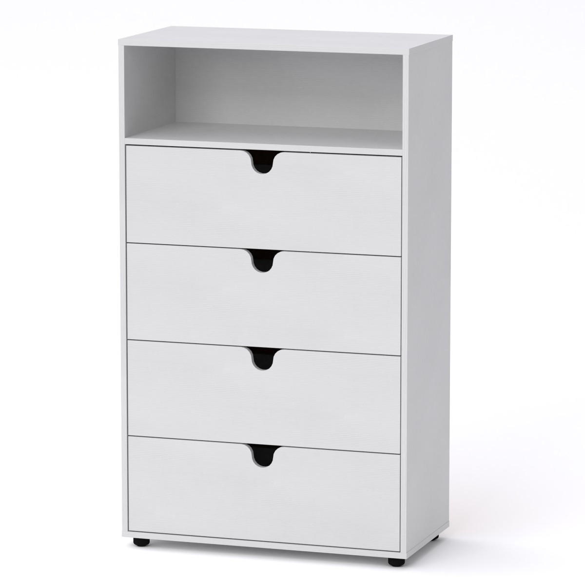 

Комод Компанит МГ-7 Тумба-1 Альба (80х40х137,1 см)