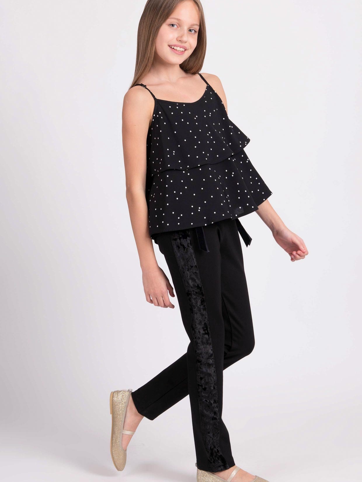 

Топ ANDRE TAN Kids K40059P 116-122 см Черный