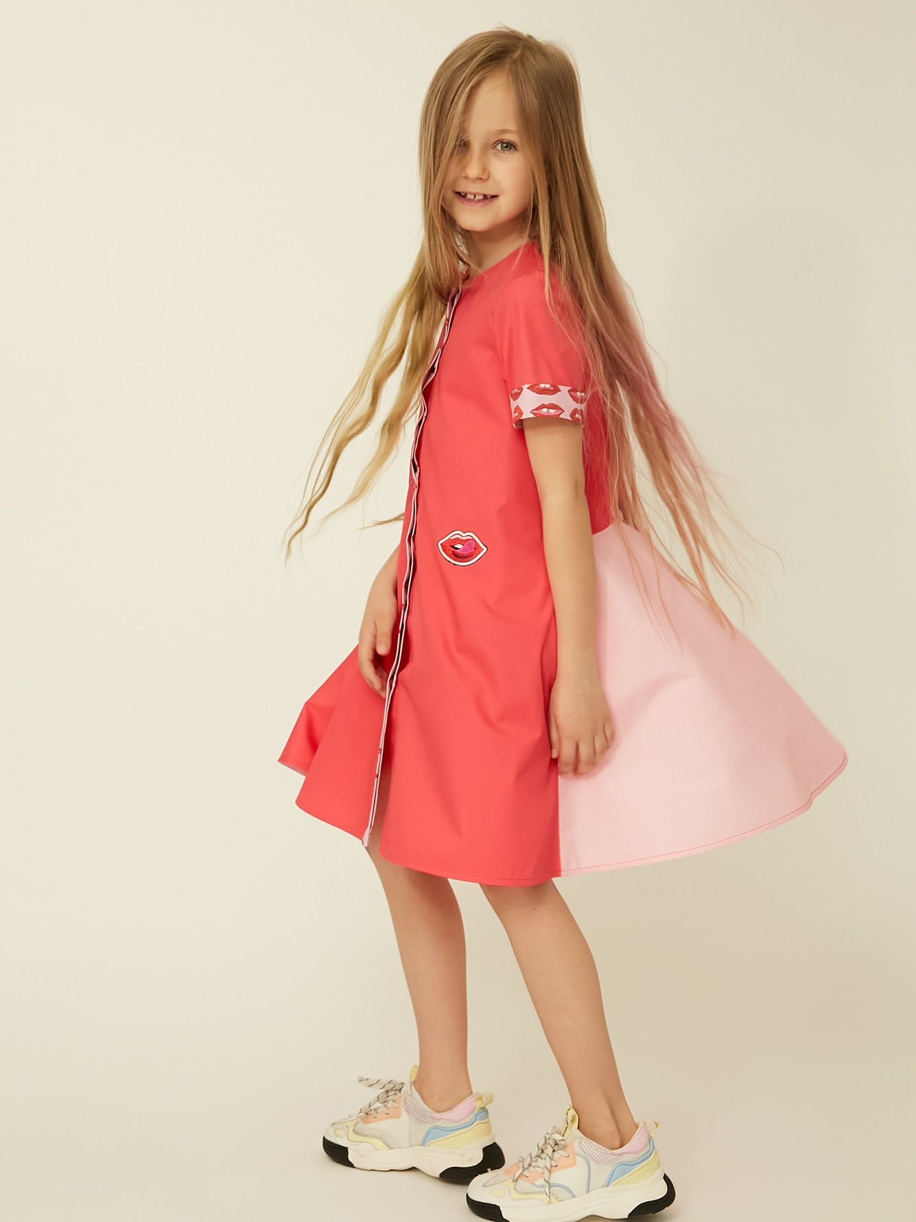 

Платье ANDRE TAN Kids K60042 134-140 см Малиновое