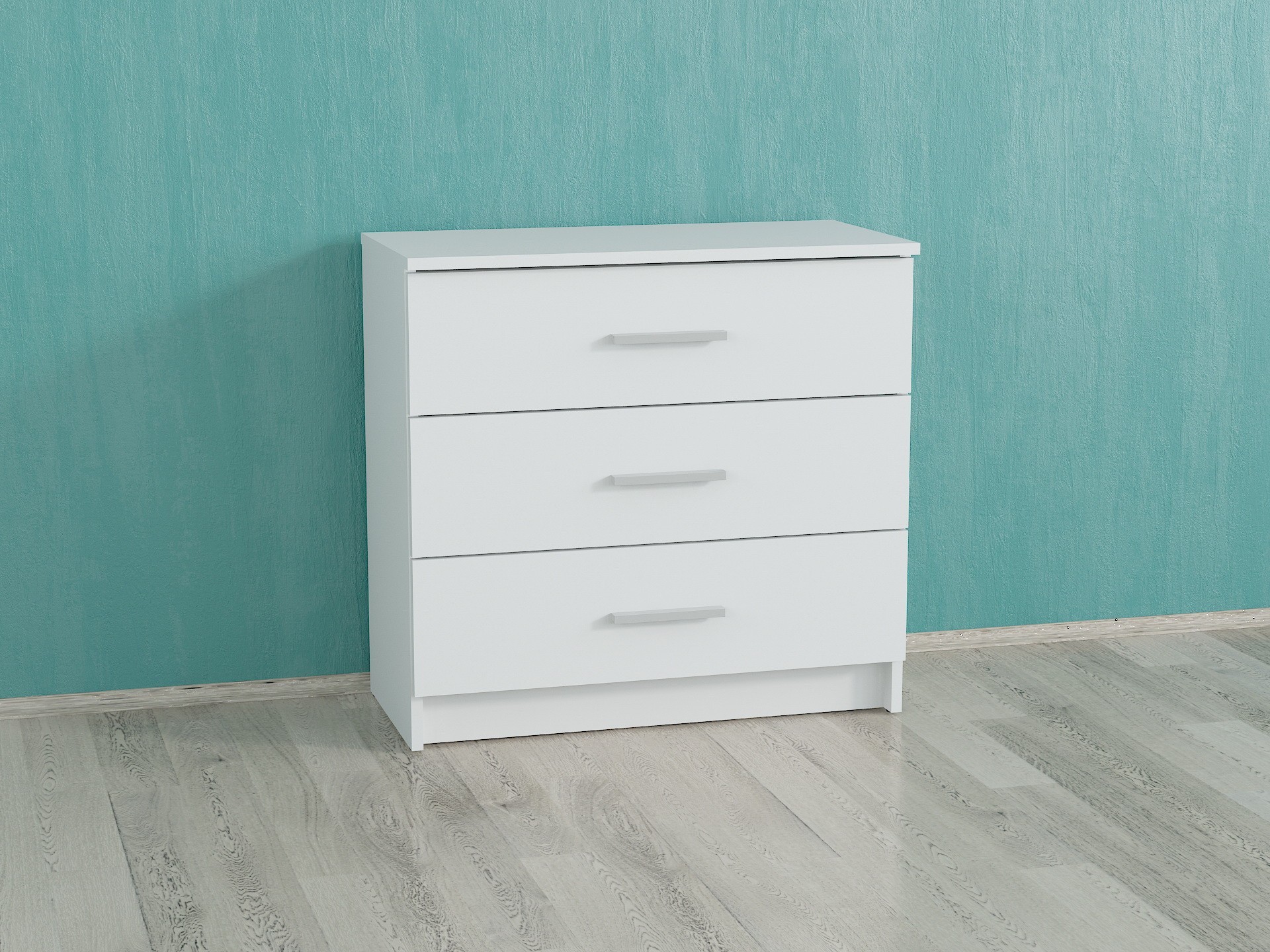 

Комод на 3 ящика Forte Milton 710x680x350 Белый