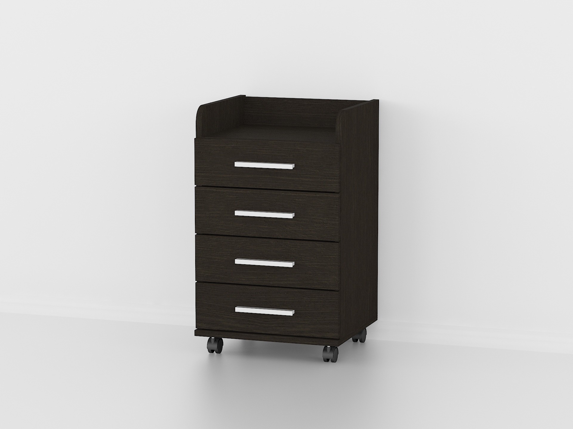 

Тумбочка на колесиках Forte Vilda 664x400x356 Венге магия