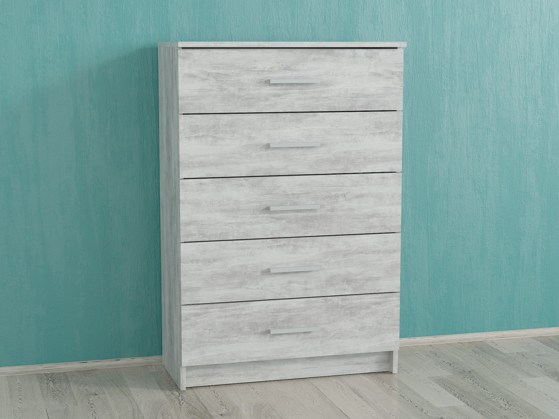 

Комод на 5 ящиков Forte Hans 710x1060x350 Бетон