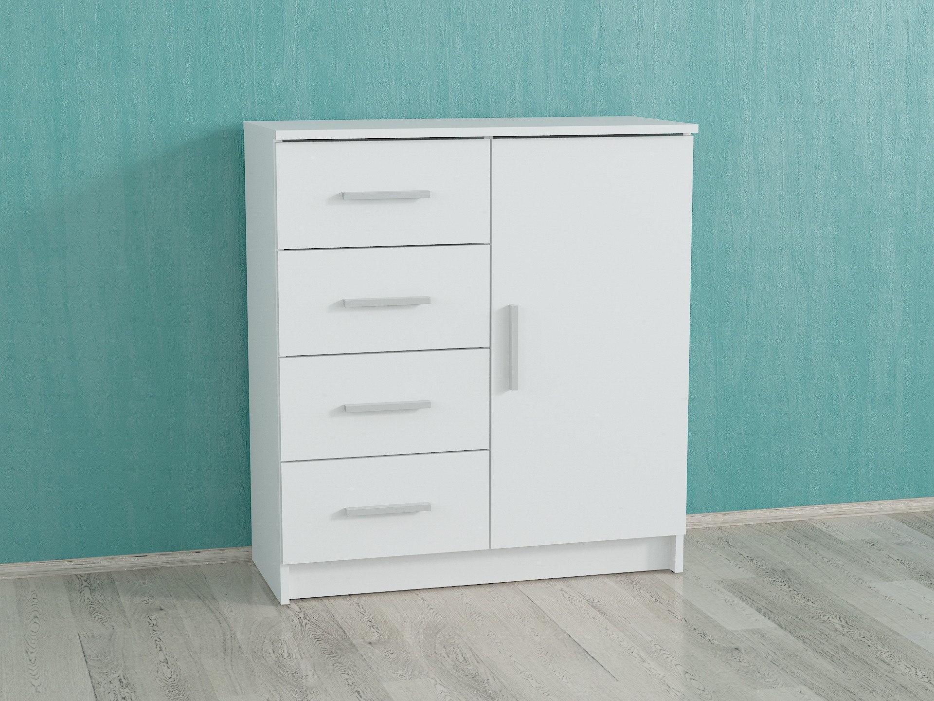 

Комод Forte Johan 790x870x350 Белый