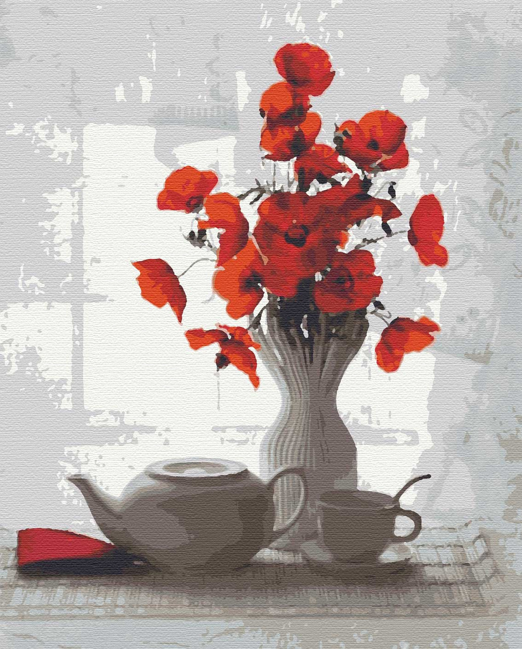 

Картина по номерам Riviera Blanca RB-0096 40*50 см Red & White