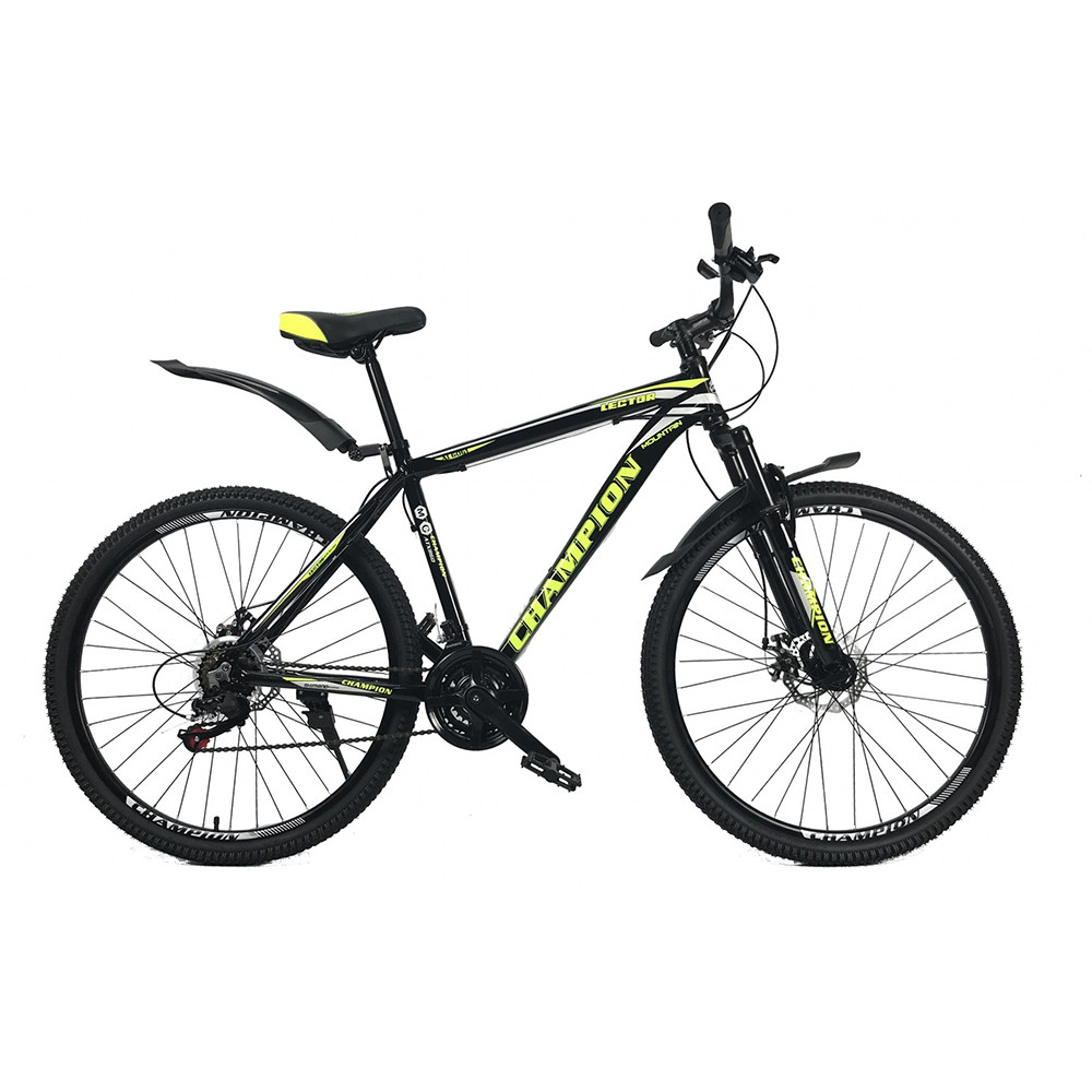

Велосипед скоростной спортивный горный Champion Lector 27.5" 17" 2021 черный