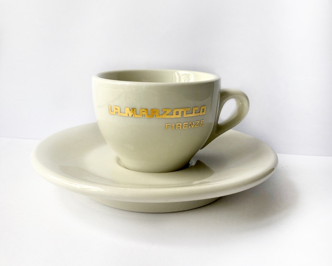 

Чашка эспрессо с блюдцем La Marzocco Gold Edition