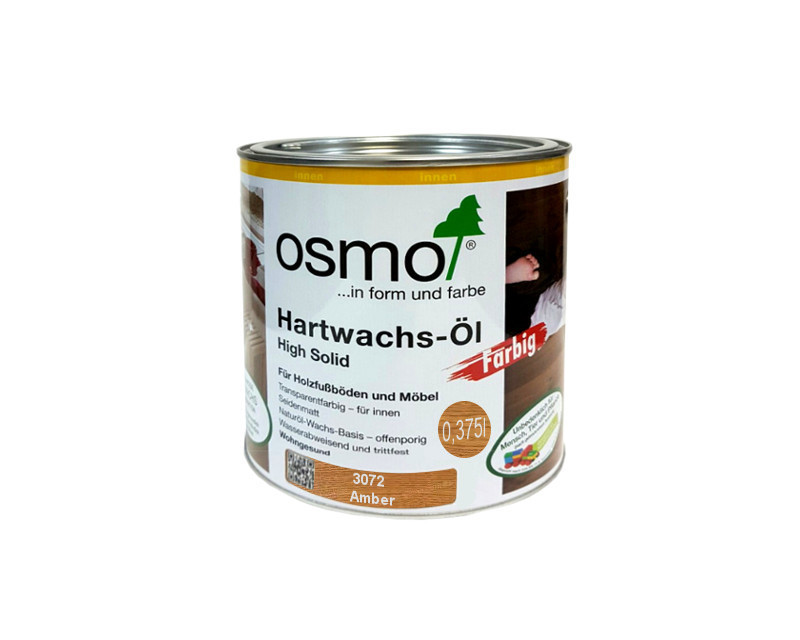 

Масло с твердым воском OSMO HARDWACHS-OL FARBIG для пола и изделий из древесины 3072 - янтарь 0,375л