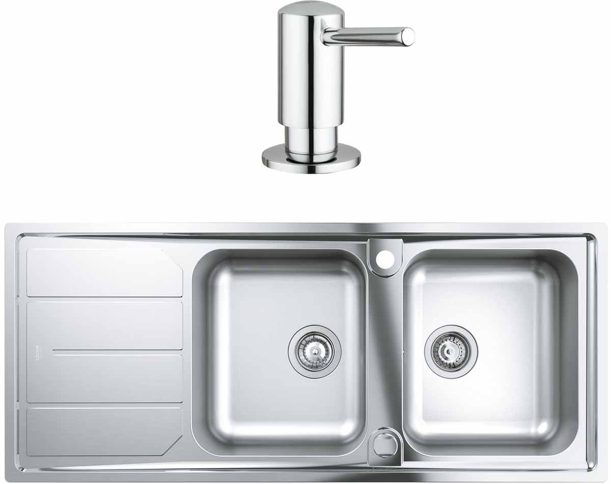 

Кухонная мойка GROHE K Series K 500 31588SD0 c дозатором Contemporary 40536000