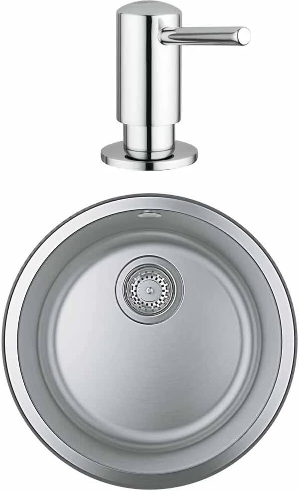 

Кухонная мойка GROHE K Series K 200 31720SD0 c дозатором Contemporary 40536000