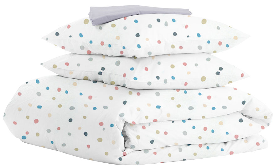 

Комплект постельного белья Cosas Color Blots El Grey 160х220