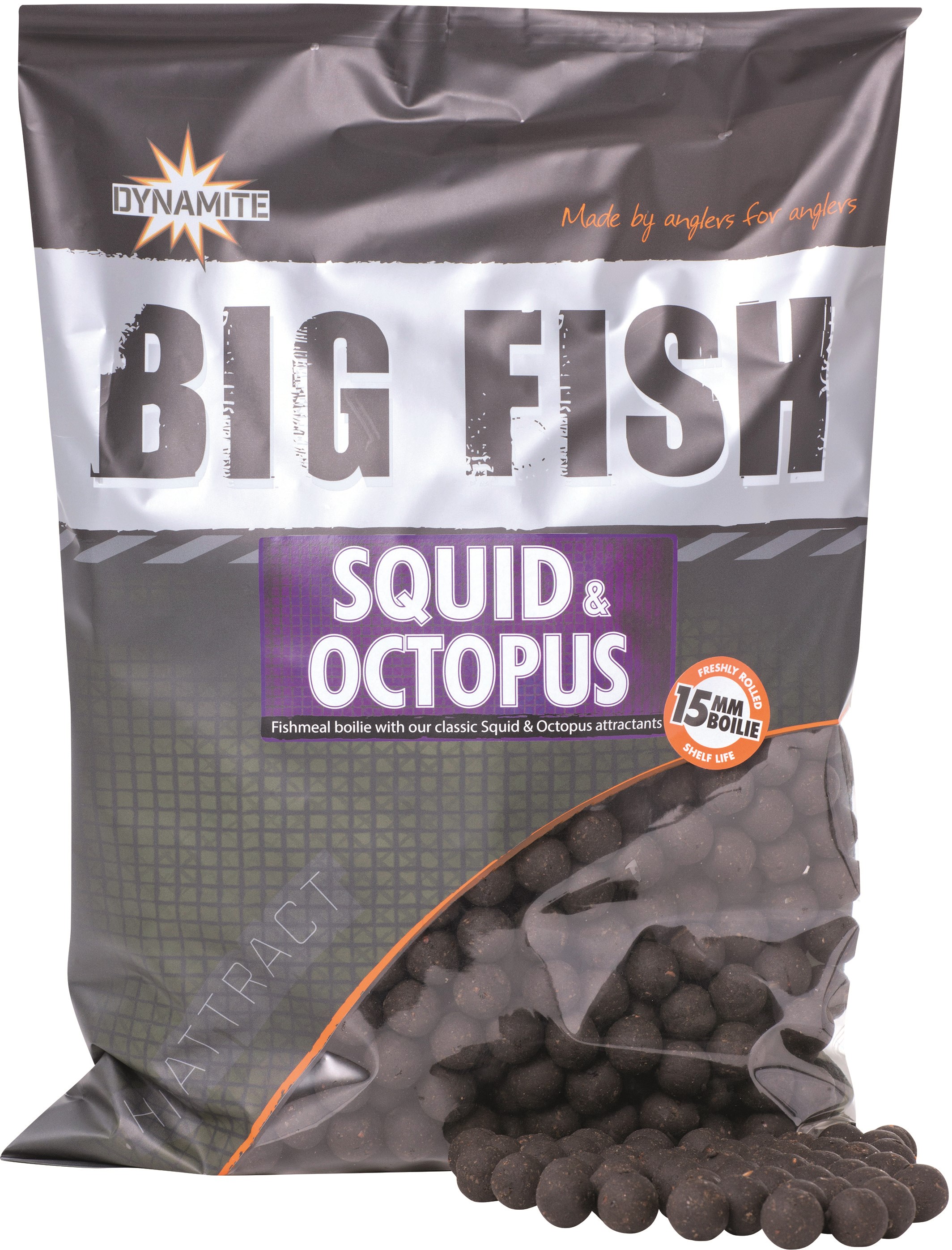 

Бойлы тонущие Dynamite Baits Big Fish Squid & Octopus 15 mm (DY1507)