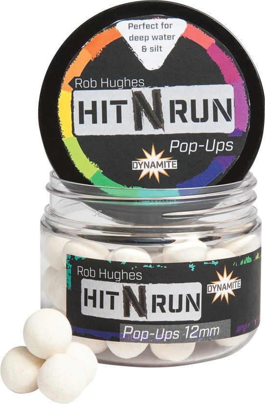 

Бойлы плавающие Dynamite Baits Hit n Run 12mm PopUp Bright White (DY1275)