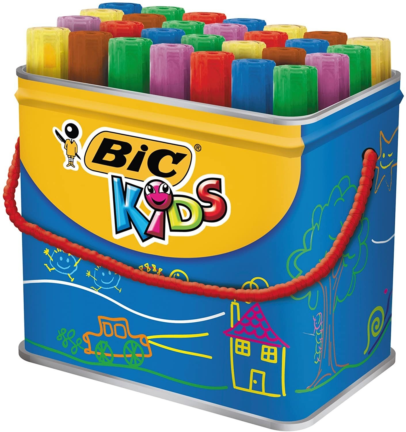 

Набор смывающих маркеров BIC Kids Decoralo Colouring Pens 30 штук. (8412541)