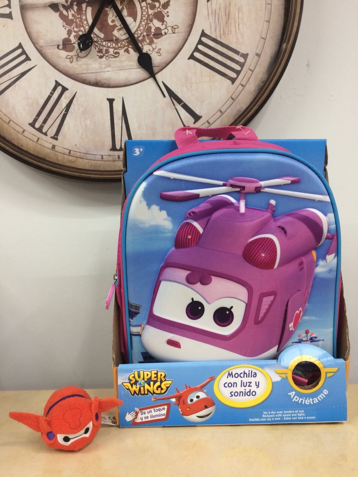 

Рюкзак Disney дошкольный Super Wings 3D светящийся