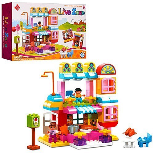 

Конструктор Toy Kingdom Кафе 81 дет. 45х31х10 см 55002