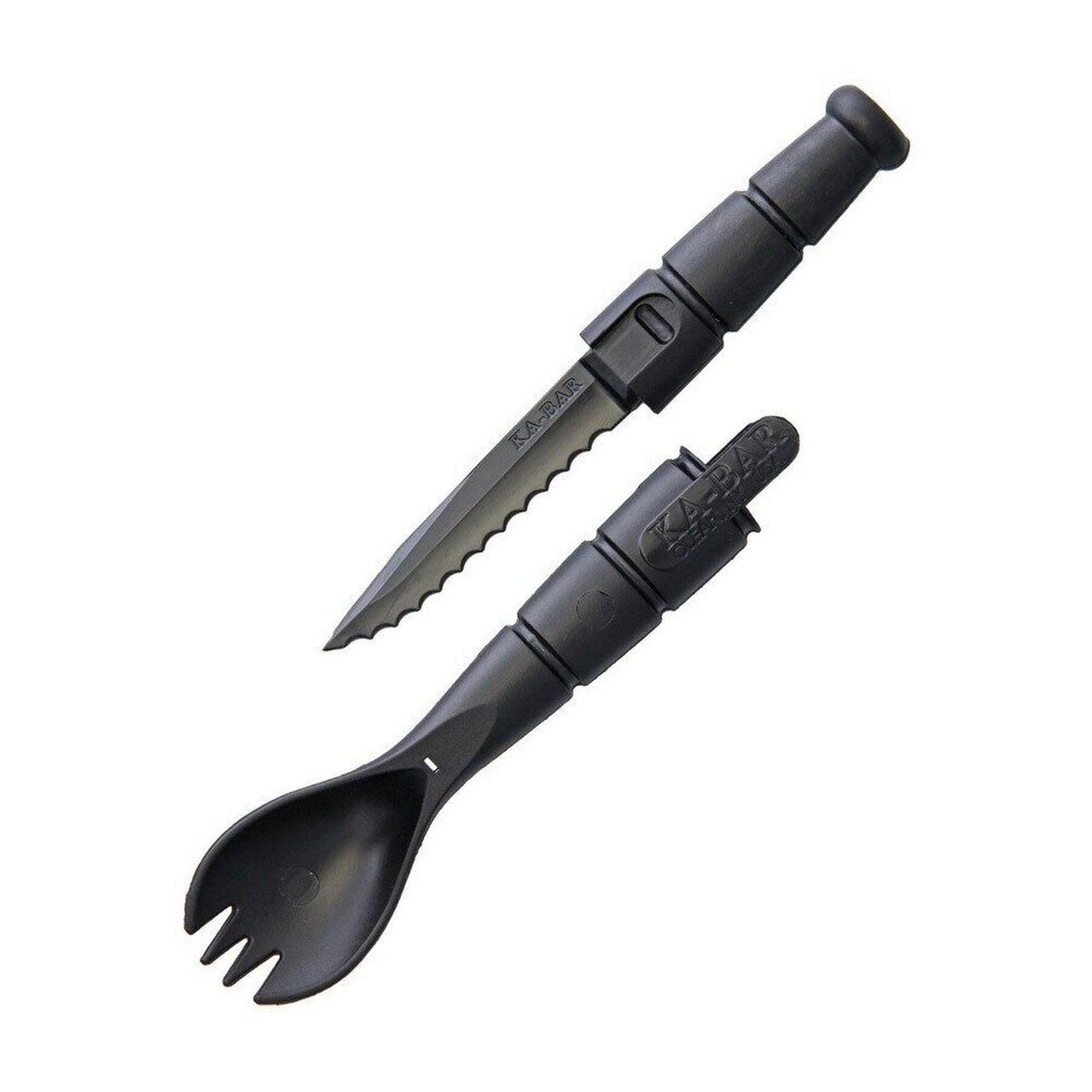 

Набор вилка-ложка-нож Ka-Bar Tactical Spork Черный 2000000034829