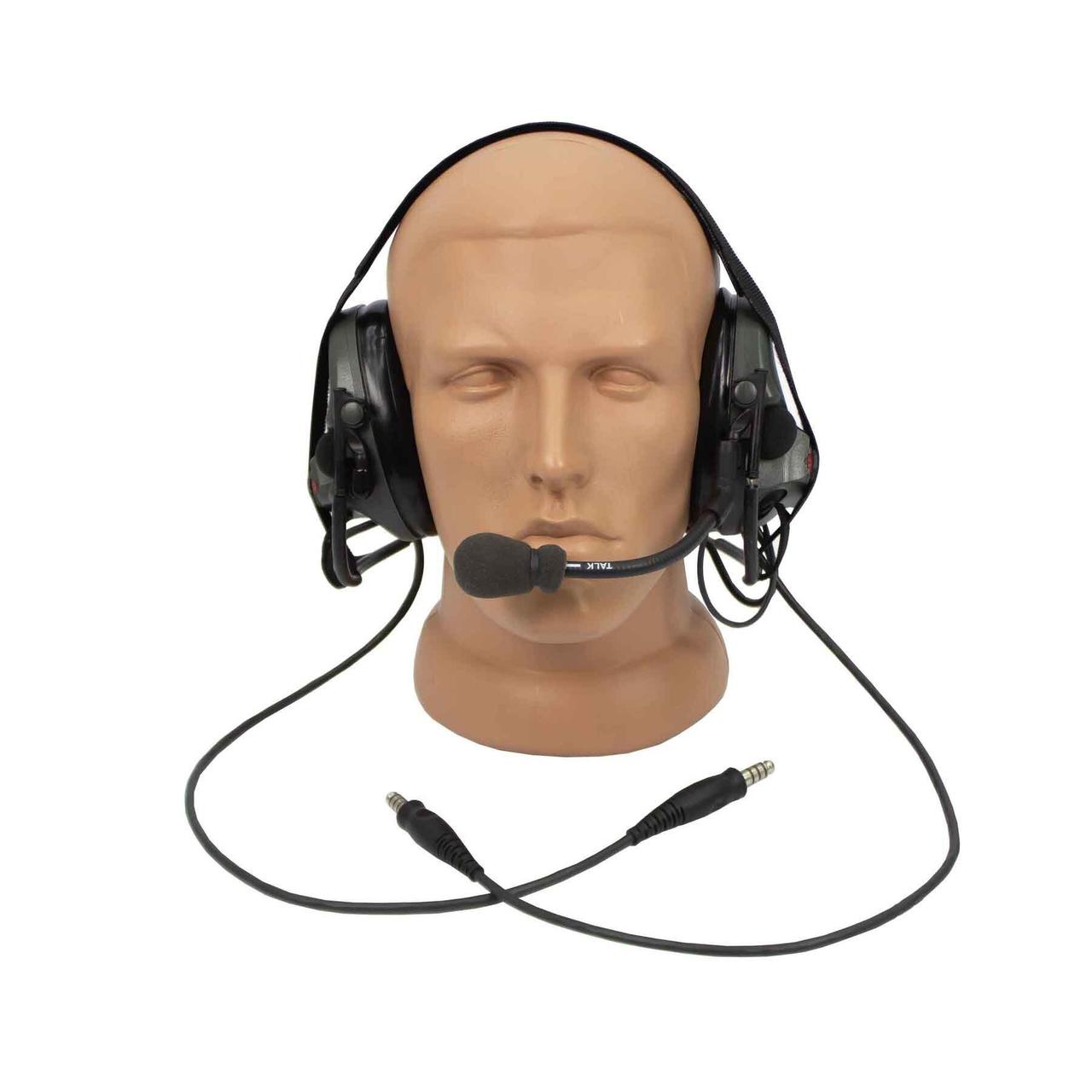

Активная гарнитура 3M Peltor Сomtac III DUAL Neckband Foliage Green