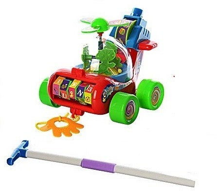 

Развивающая игрушка Toy Kingdom каталка Вертолетик для малышей на палочке издает звуки Красный 19 x 14 x 16 см 0867-1