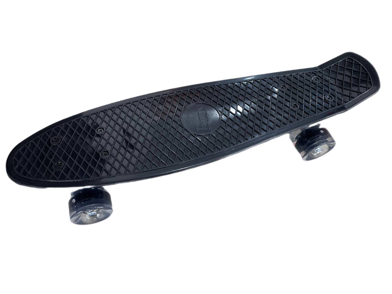 

Пенниборд (Скейт, круизер) Penny Board Black, 56*15см, Чёрный