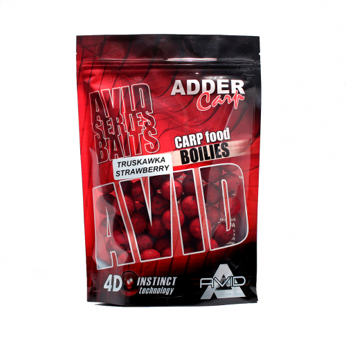

Бойли Adder Carp AVID Strawberry 1 kg 18mm