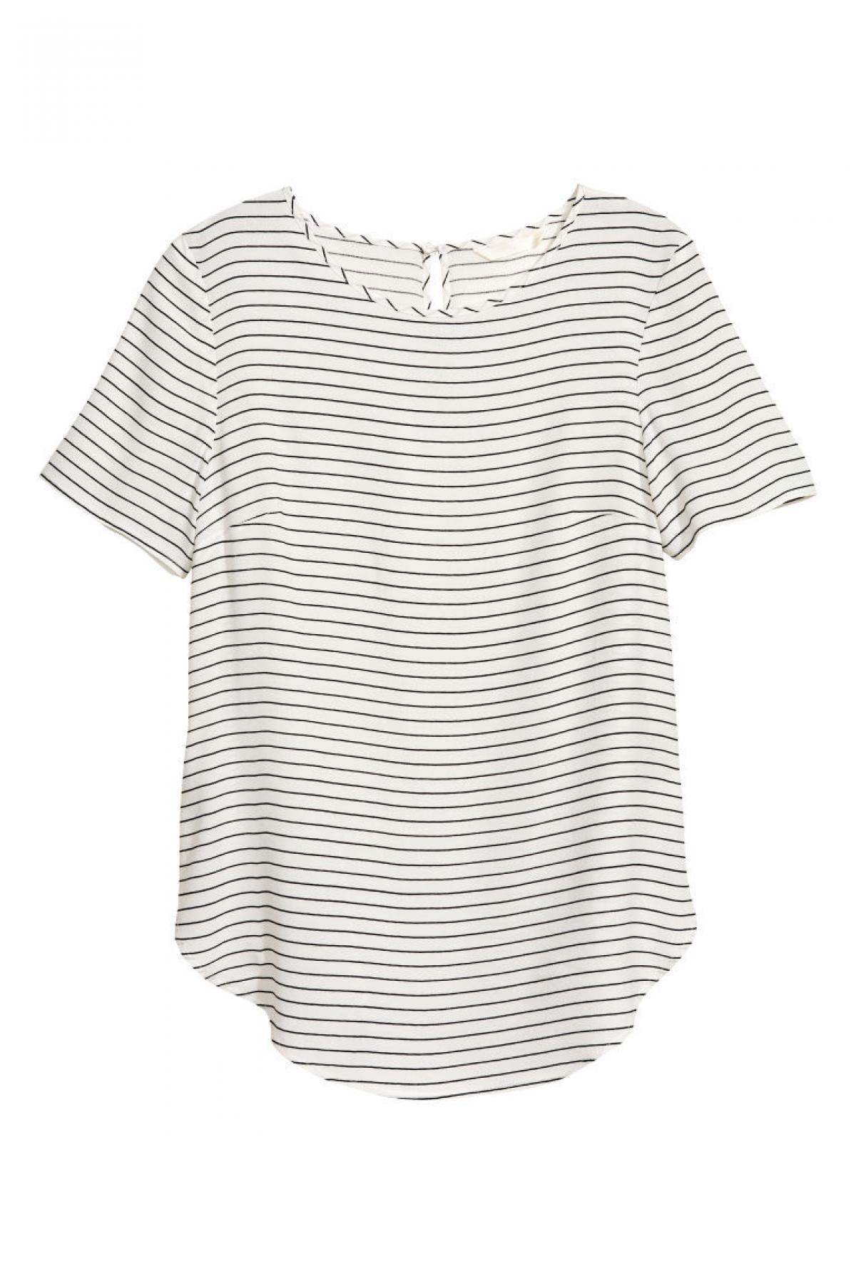 

Блуза с коротким рукавом H&M 42 Белая
