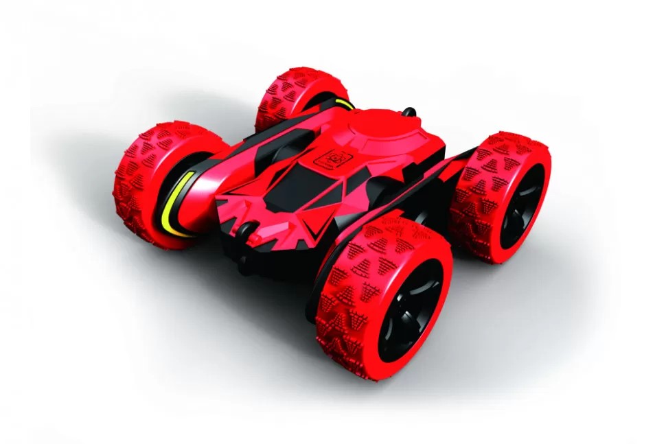 

Детская машинка перевертыш на радиоуправлении Вездеход на аккумуляторе для дома и улицы с пультом 14,5х14,5х6 см Красный RL NB2801