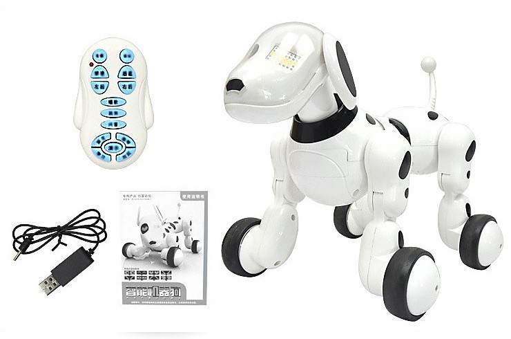 

Робот-собака на радиоуправлении Smart Dog развивающая интерактивная игрушка с пультом Белый RL 619