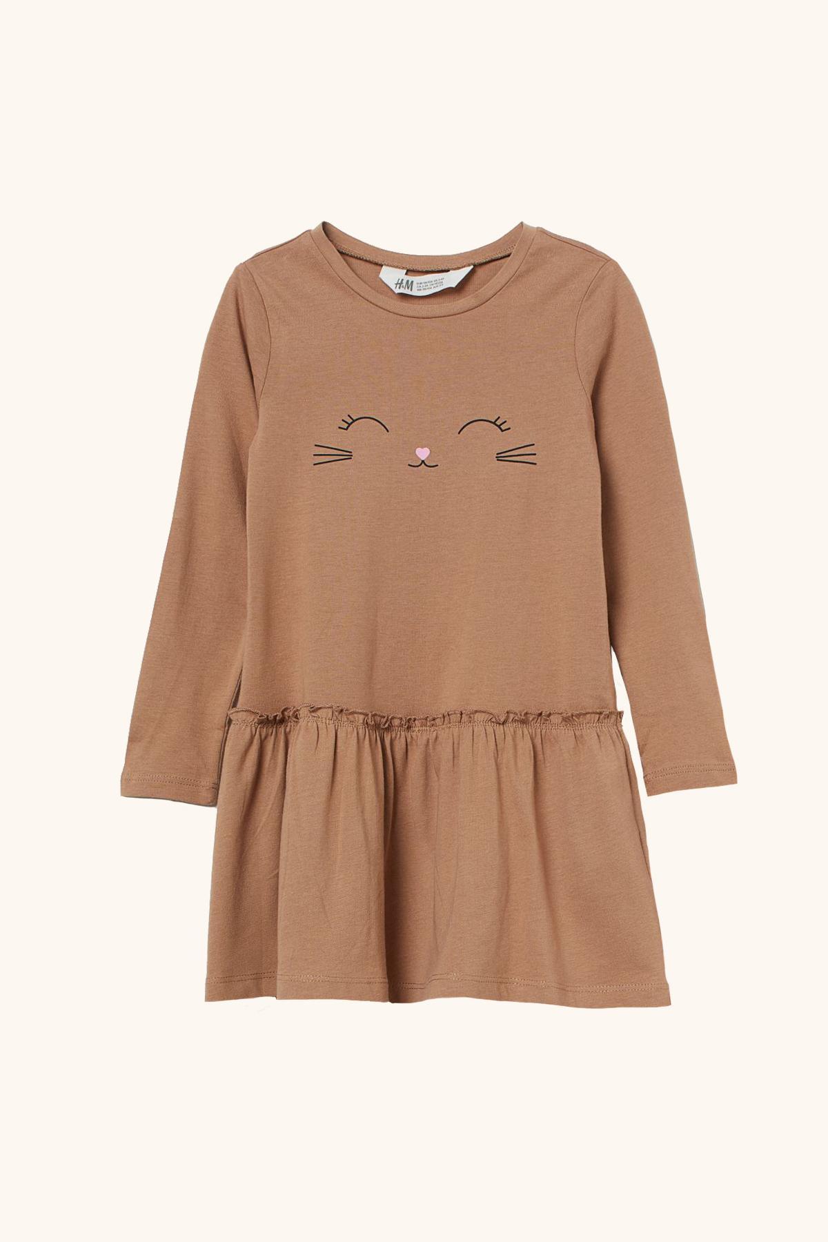 

Платье H&M 110-116 (4-6y) Бежевое (5929-07619200072)
