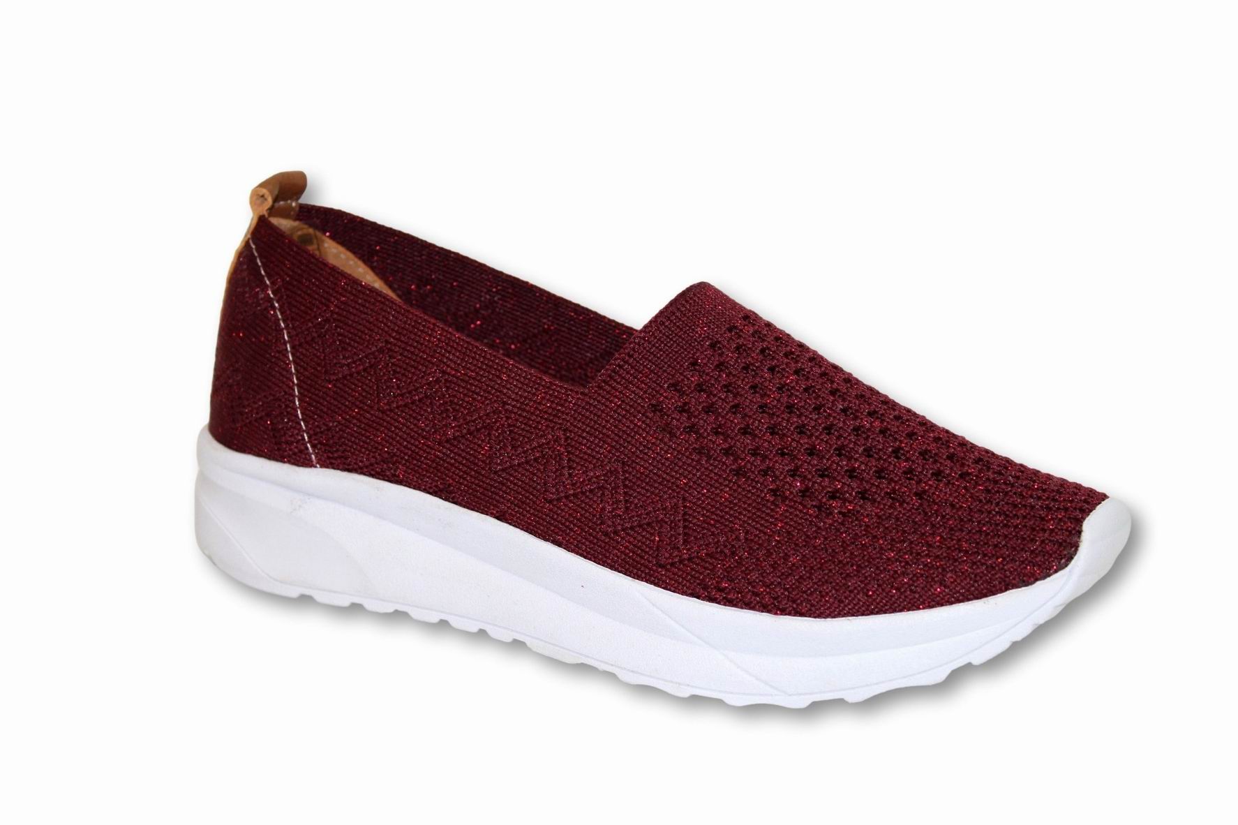 

Женские текстильные слипоны VASARI trend Бордовый 62323 37