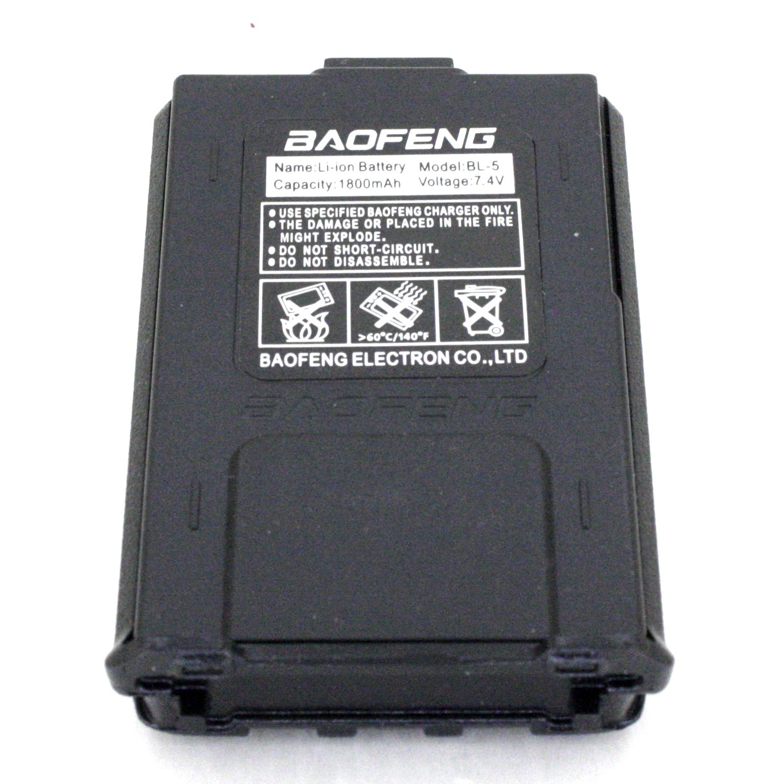 

Аккумулятор, аккумуляторная батарея к рации BAOFENG UV-5R BL-5 1800mAh