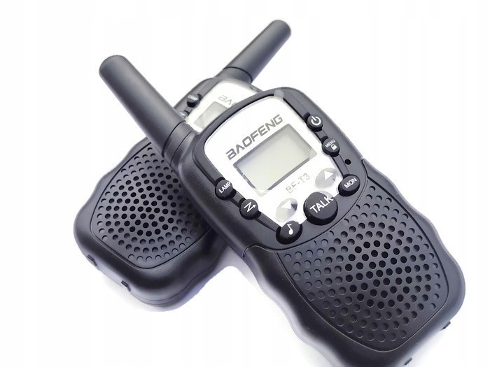 

Рация, Радиостанция Baofeng детская BF-T3 комплект из 2шт черная