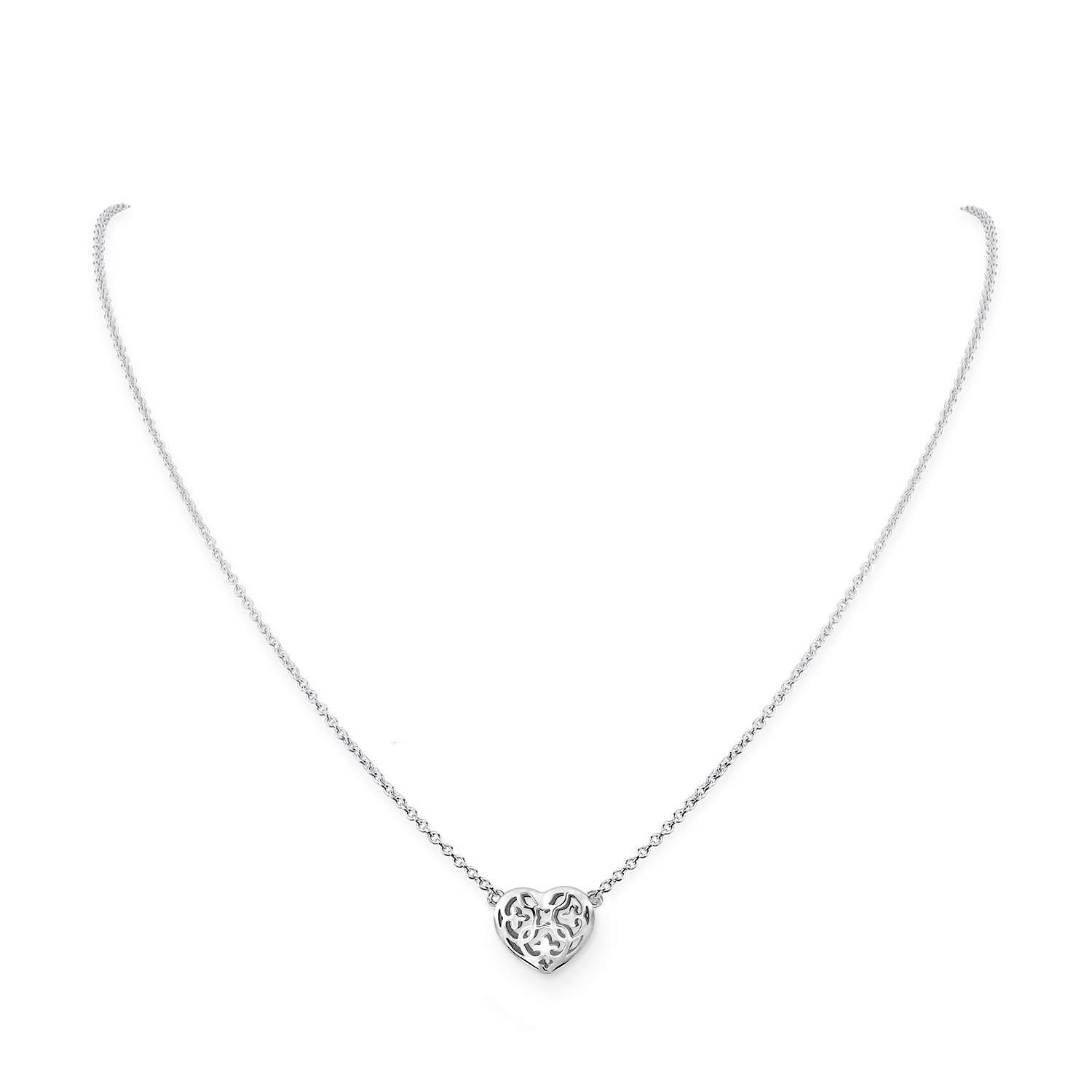 

Срібний ЛАНЦЮГ З АЖУРНИМ СЕРДЕЧКОМ 50 cava.cool