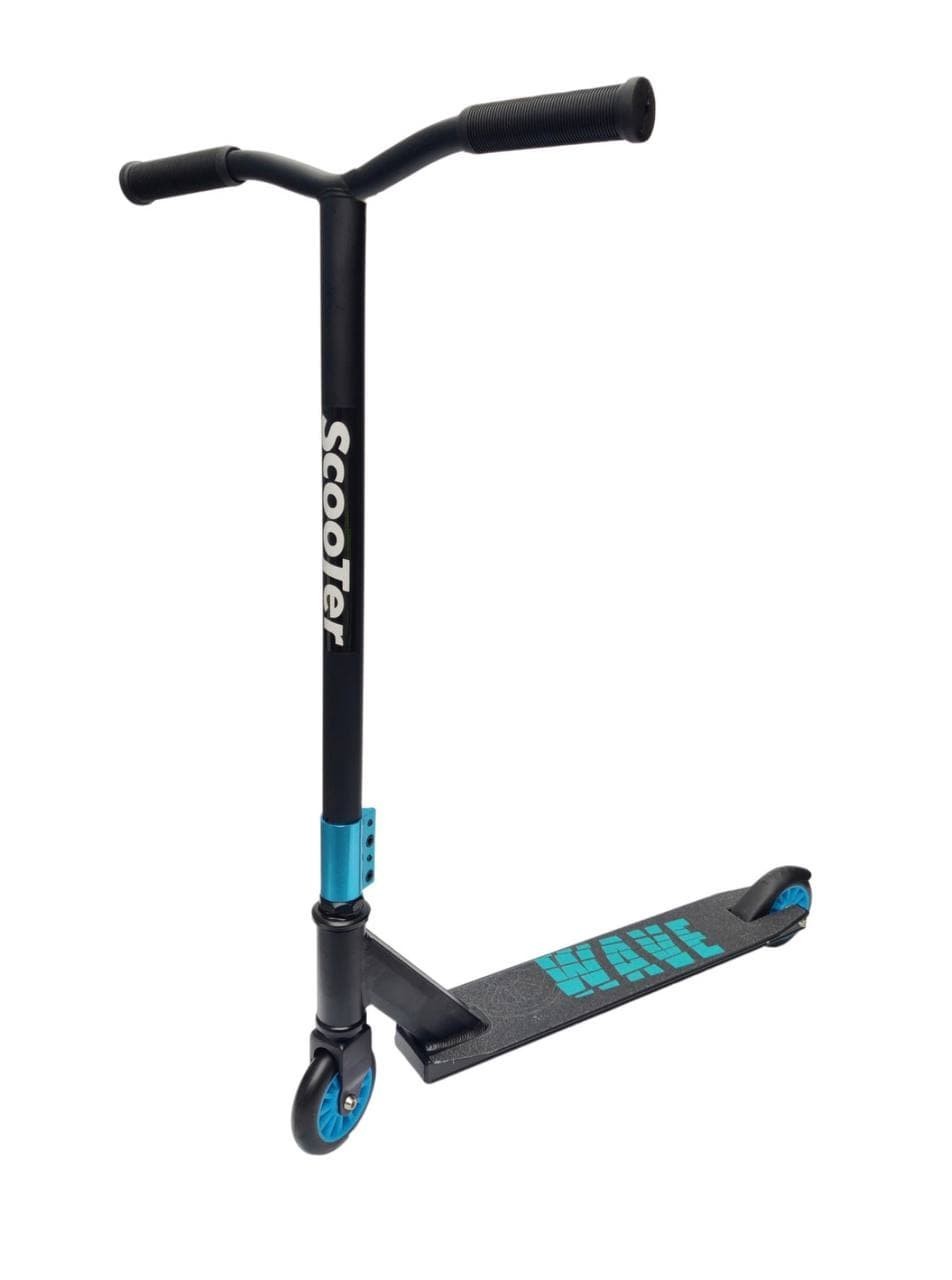 

Трюковый самокат Scooter "Wave" до 100кг, Черно-синий