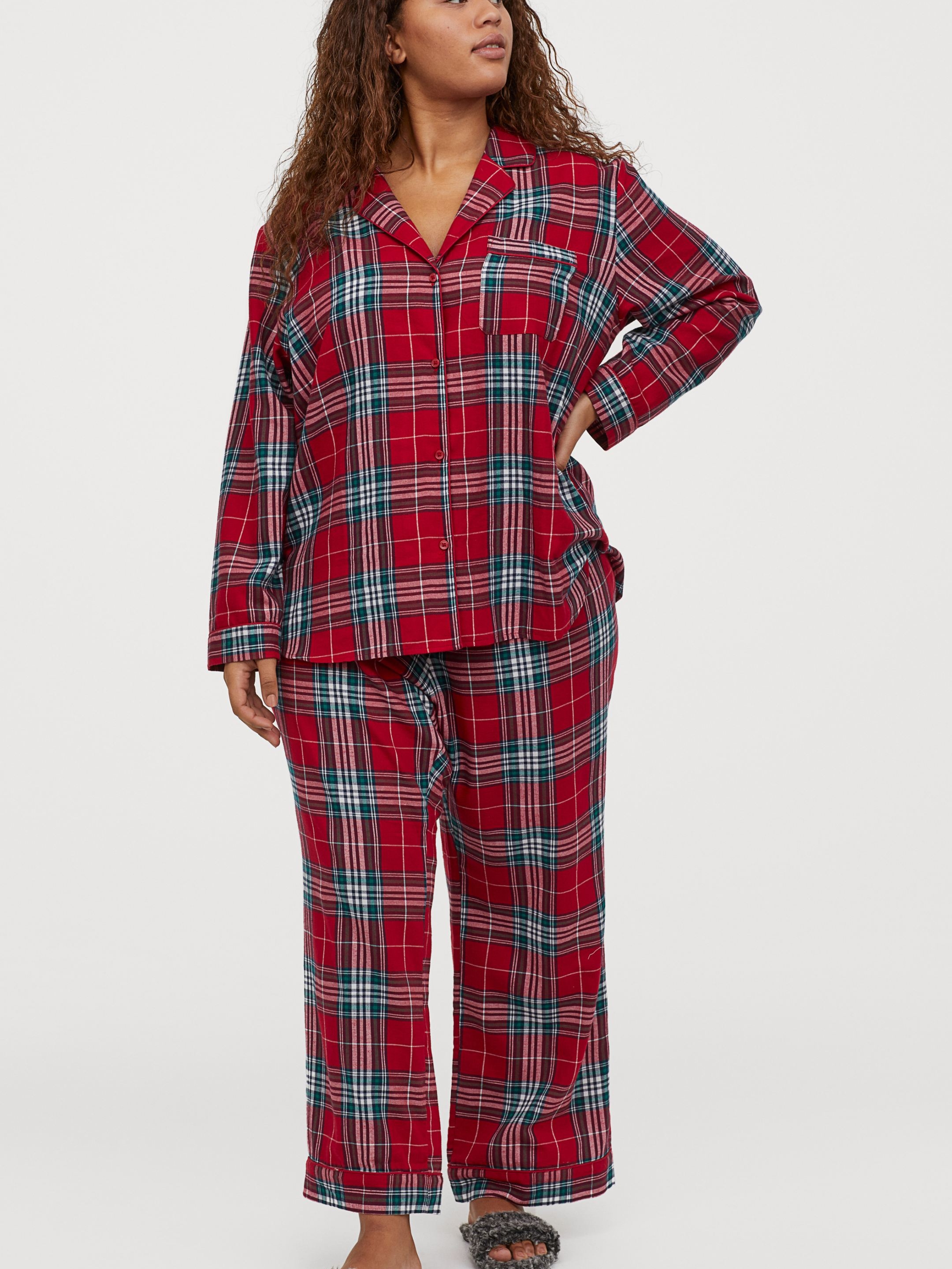 

Пижамные брюки H&M 04-0812372-001 4XL Красные (СА2000001845585)